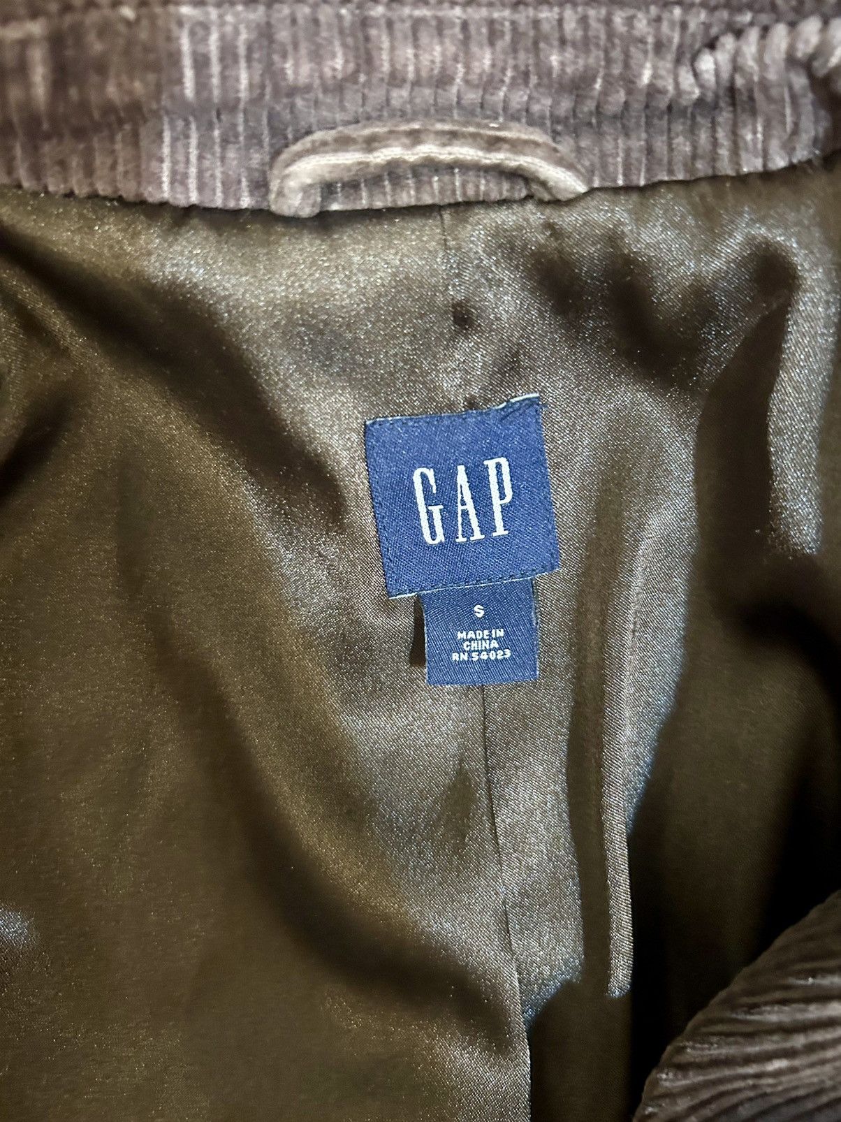 Gap GAP Brown Corduroy Trench Coat Jacket Size S / US 4 / IT 40 - 6 Thumbnail