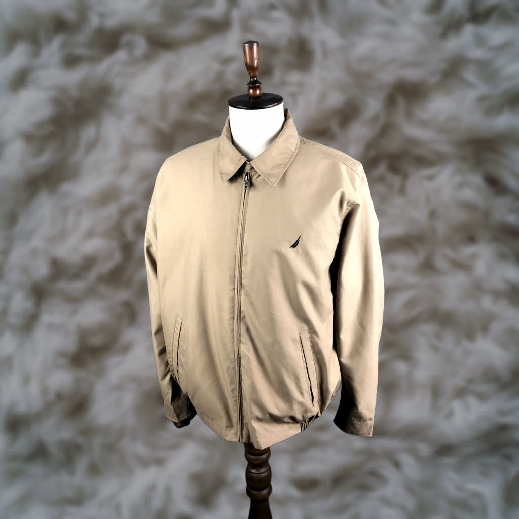 Nautica Nautica Men's Khaki Polyester Full Zip Jacket L Size US L / EU 52-54 / 3 - 1 Thumbnail