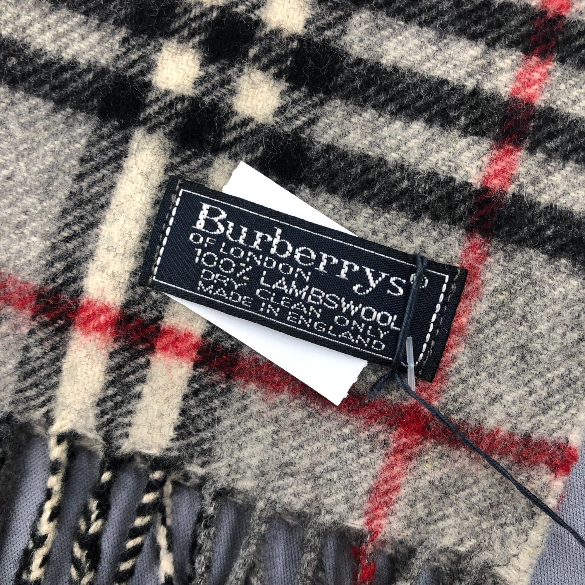 Burberry NWT Vintage Burberry Scarf Muffler Wool Winter Scarves Size ONE SIZE - 6 Thumbnail