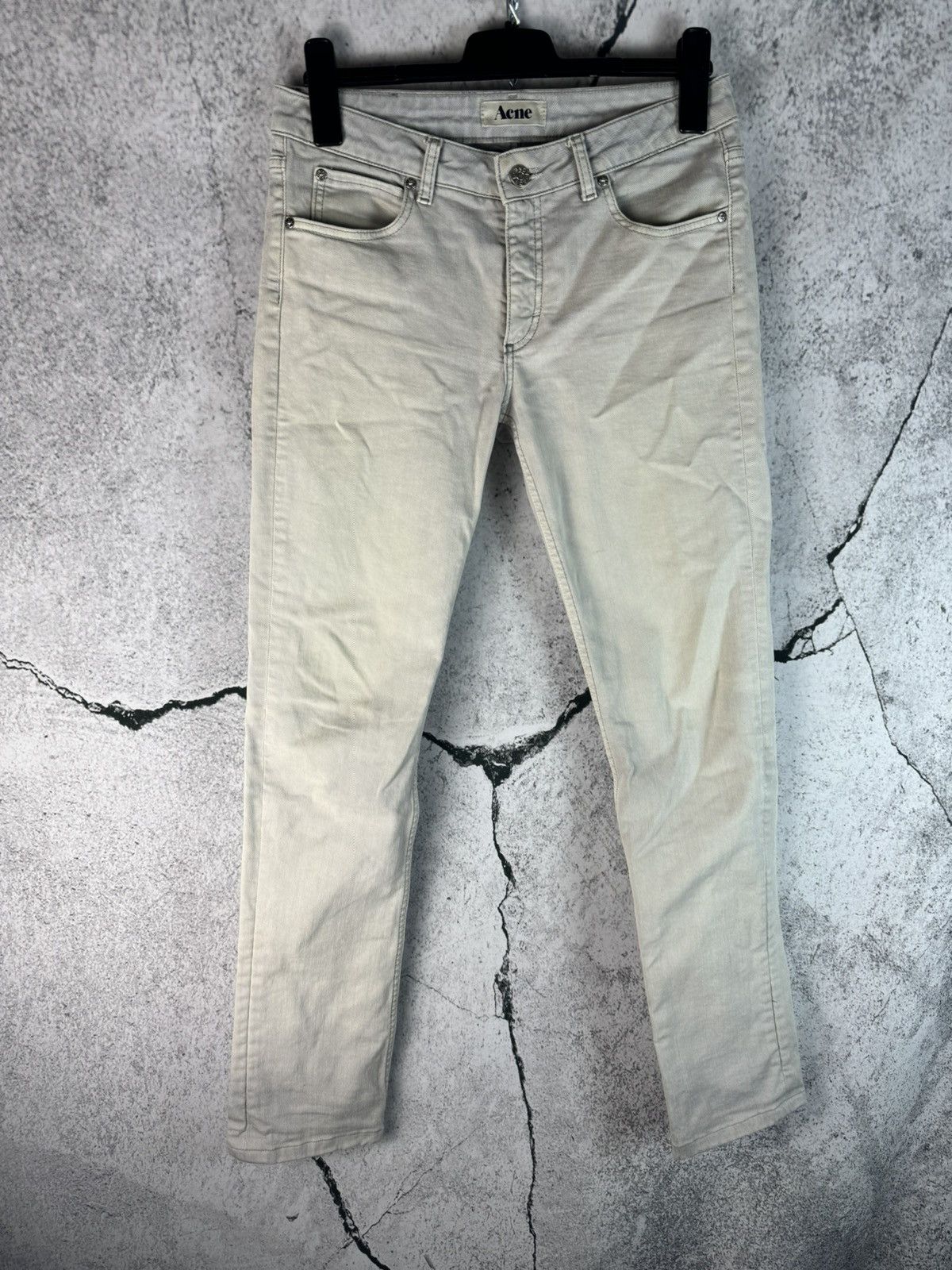 Acne Studios Vintage Acne Jeans Hex Crush Grey Denim Jeans Pants 31/32 Size US 31 - 1 Thumbnail