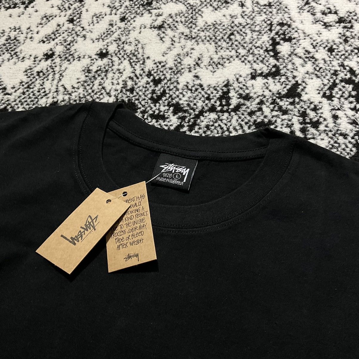 Stussy Stussy tee black Size US L / EU 52-54 / 3 - 5 Thumbnail