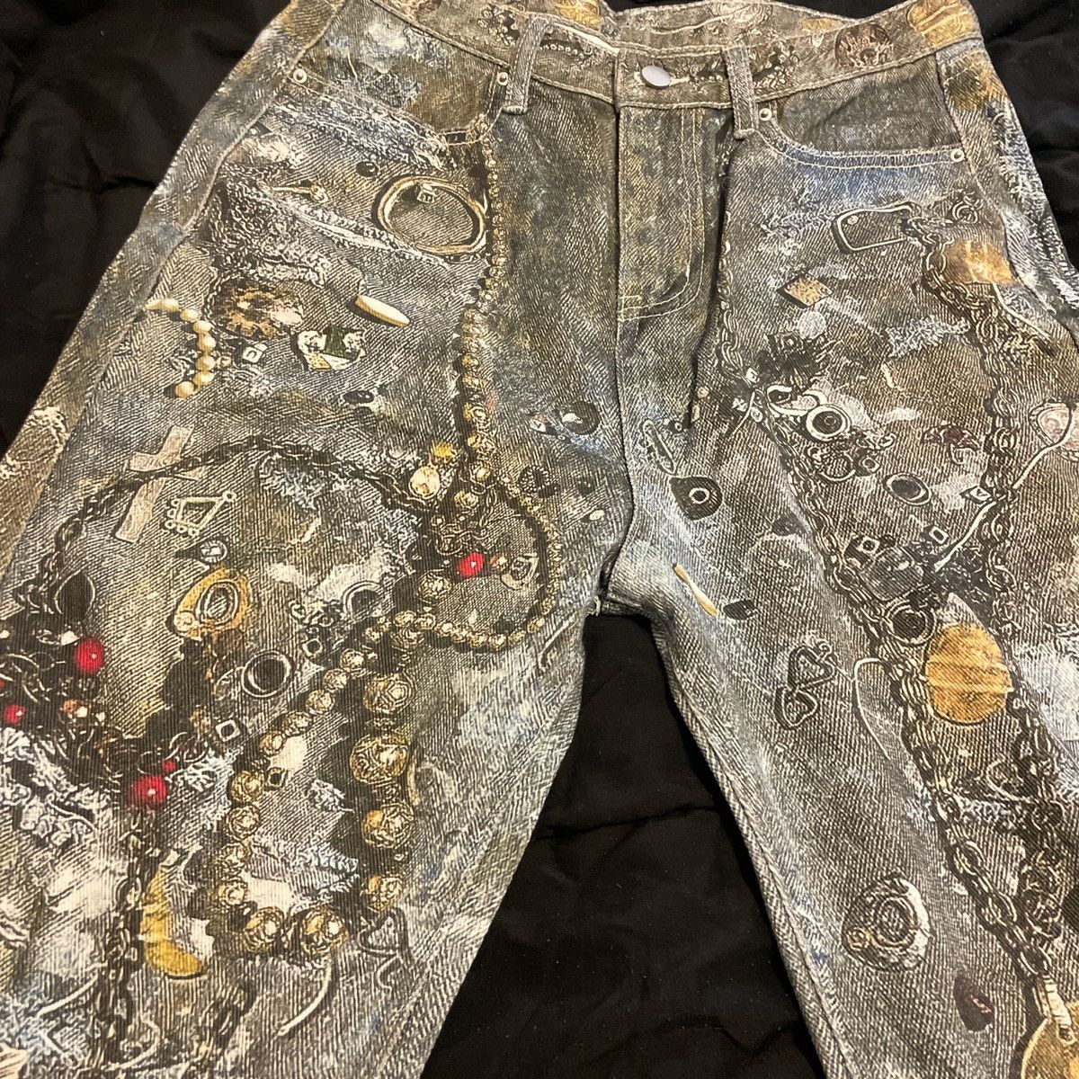 Vintage Baggy flared jeans Size US 29 - 1 Thumbnail
