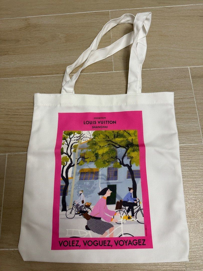 image of Louis Vuitton Vip Tote Bag in White, Women's