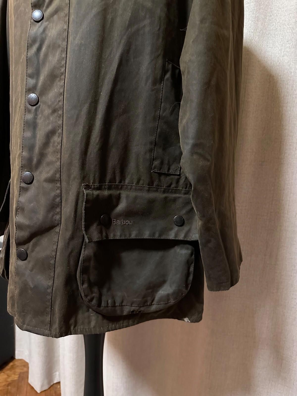 Barbour Barbour Vintage A50 Moorland 8oz Wax Jacket C48 122Cm 80's Size US XXL / EU 58 / 5 - 5 Thumbnail