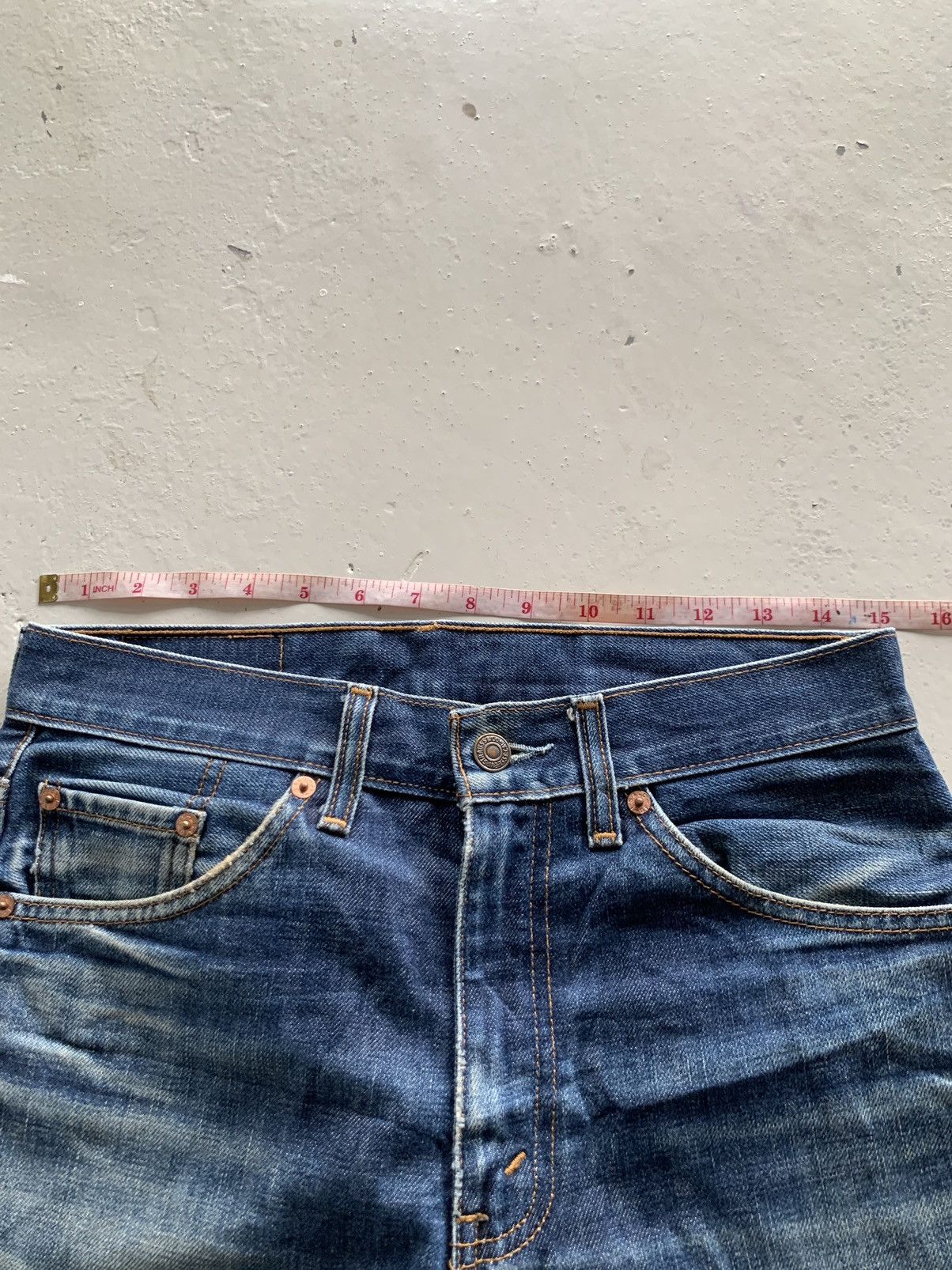 If Six Was Nine × Levi's × Tornado Mart Vintage Levi’s Ripped Boot Cut Denim Size US 30 / EU 46 - 12 Thumbnail