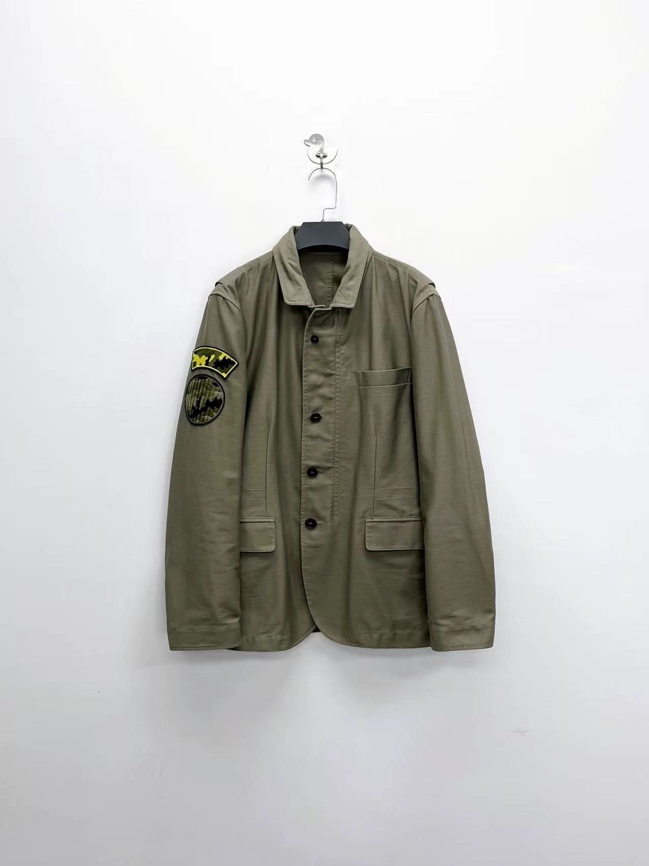 Valentino valentino embroidered logo camouflage work jacket Size US L / EU 52-54 / 3 - 1 Thumbnail