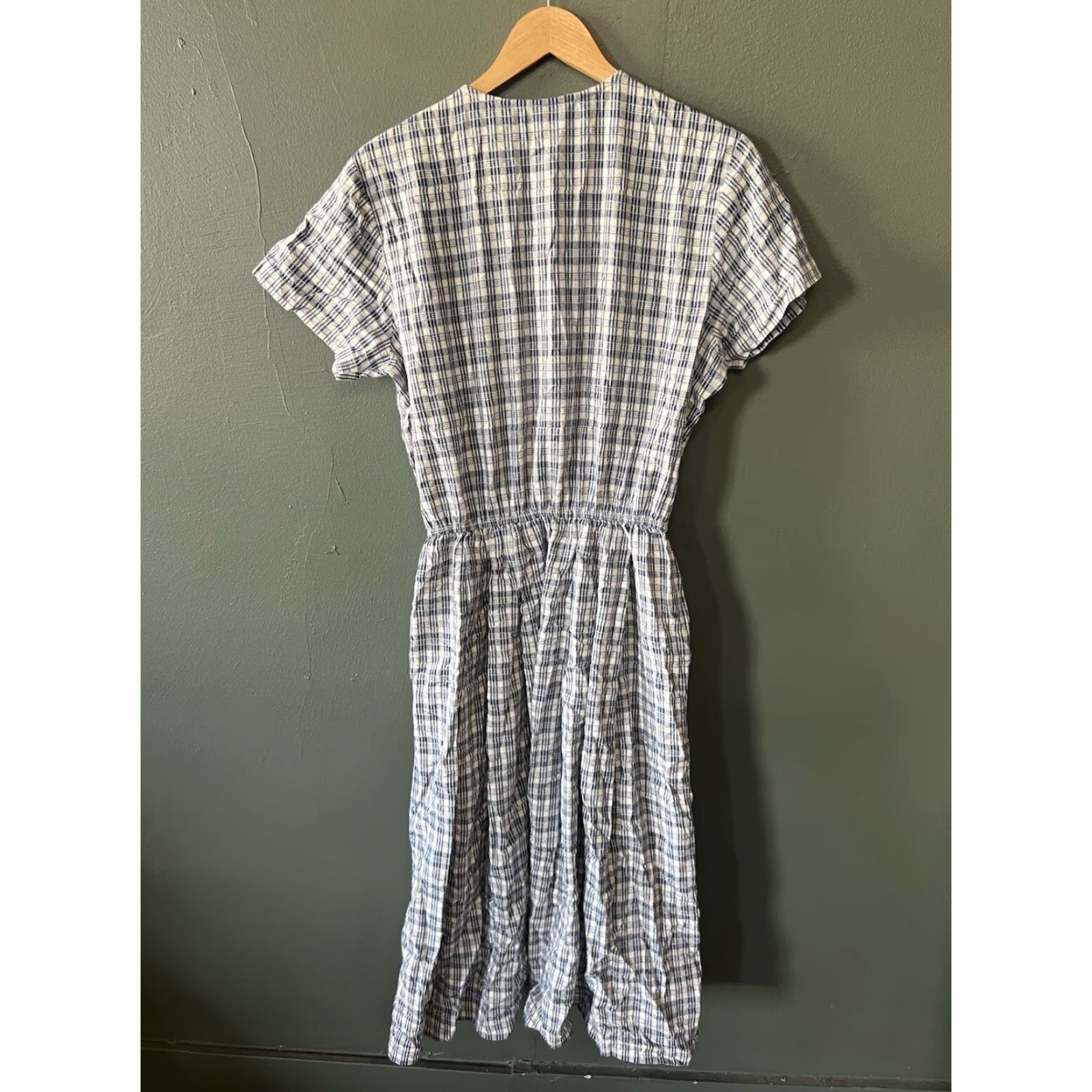 Vintage VINTAGE L.L. Bean Dress Womens 14 Blue Button Up Maxi Chambray Pockets Cottage Dress Size XL / US 12-14 / IT 48-50 - 2 Thumbnail