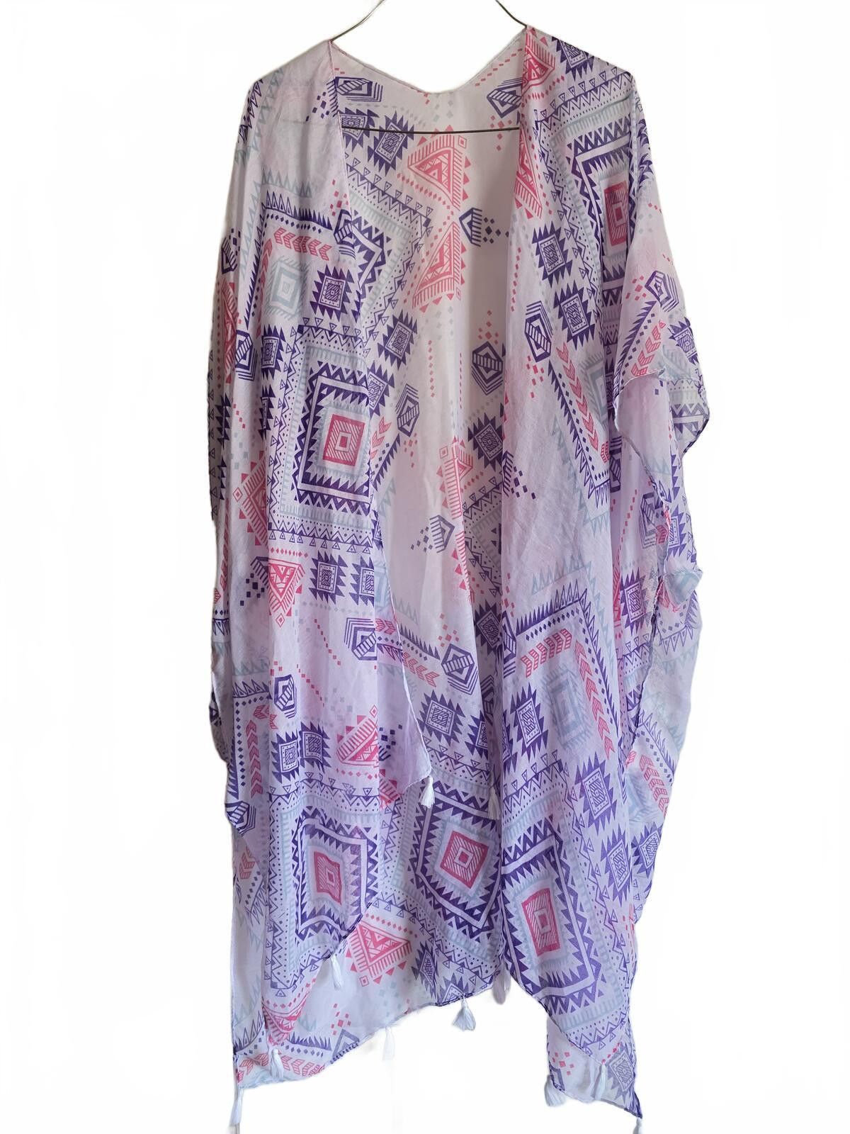 Other 2 Style Five Below Boho Print Kimono Cardigans Swim Cover Up Size ONE SIZE - 3 Thumbnail