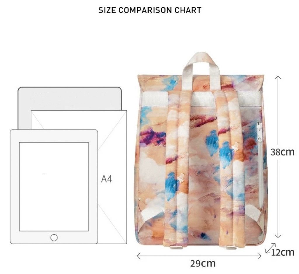 Other Graffiti Oil-Painting Print Backpack Size ONE SIZE - 10 Thumbnail