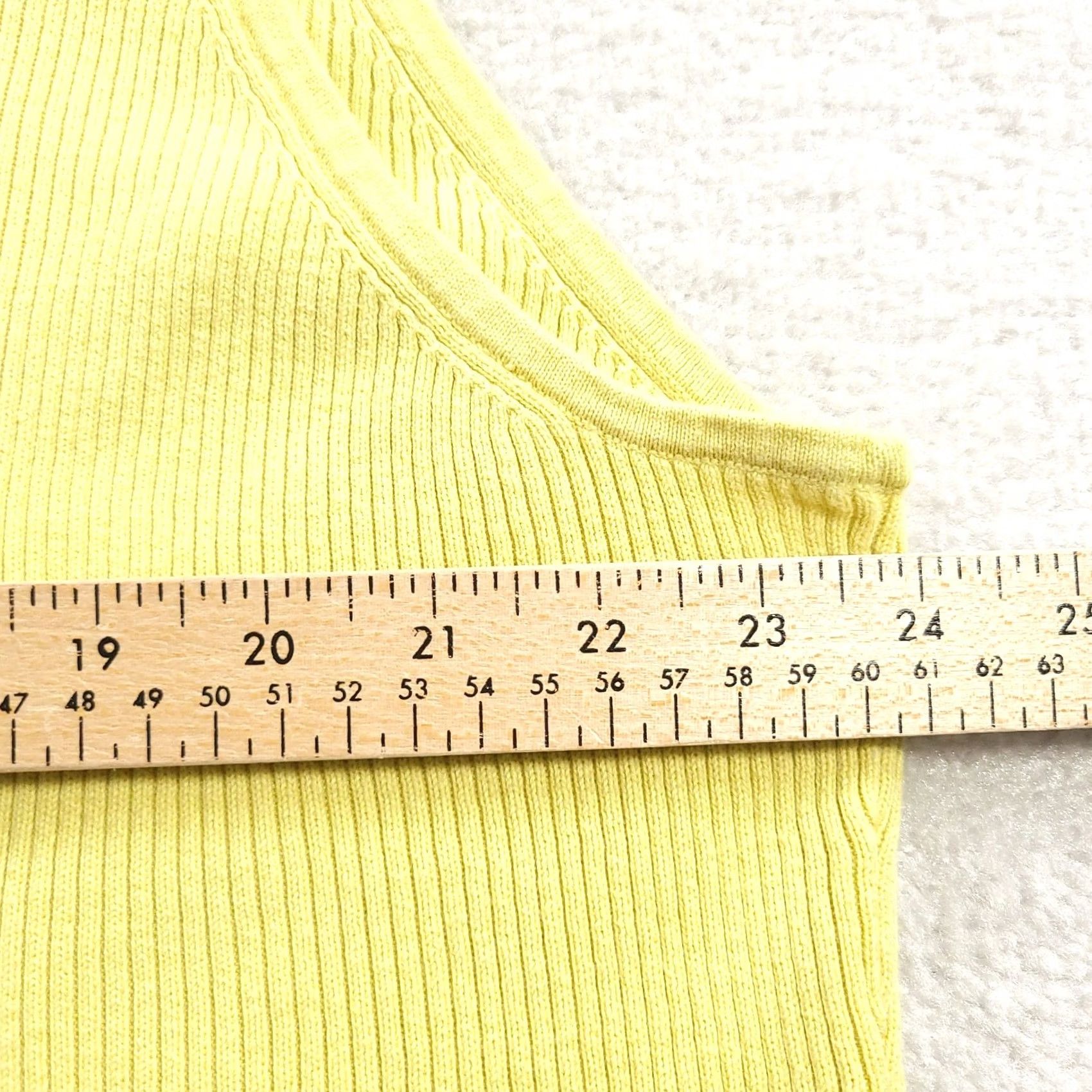 Vintage Sag Harbor Sport Shirt Women's 3X Green Ribbed Sleeveless Collared Top Size XXL / US 16-18 / IT 52-54 - 5 Thumbnail
