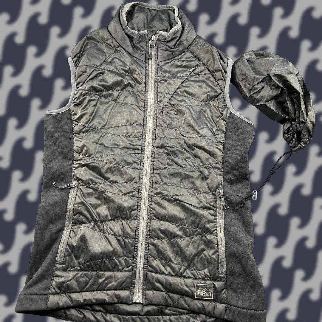 Vintage VINTAGE REI Vest Womens XS Gray Primaloft Packable Lightweight Pertex Quantum Gilet Jacket Sleeveless Zip Size XS / US 0-2 / IT 36-38 - 1 Thumbnail