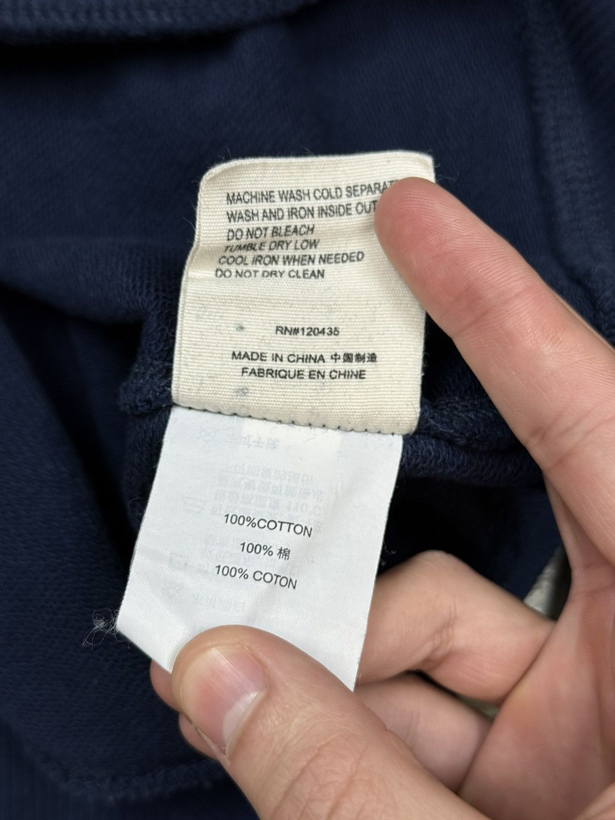 Evisu Mens Evisu Big Logo Japanese Blue Cotton Sweatshirt Size L Size US L / EU 52-54 / 3 - 11 Thumbnail