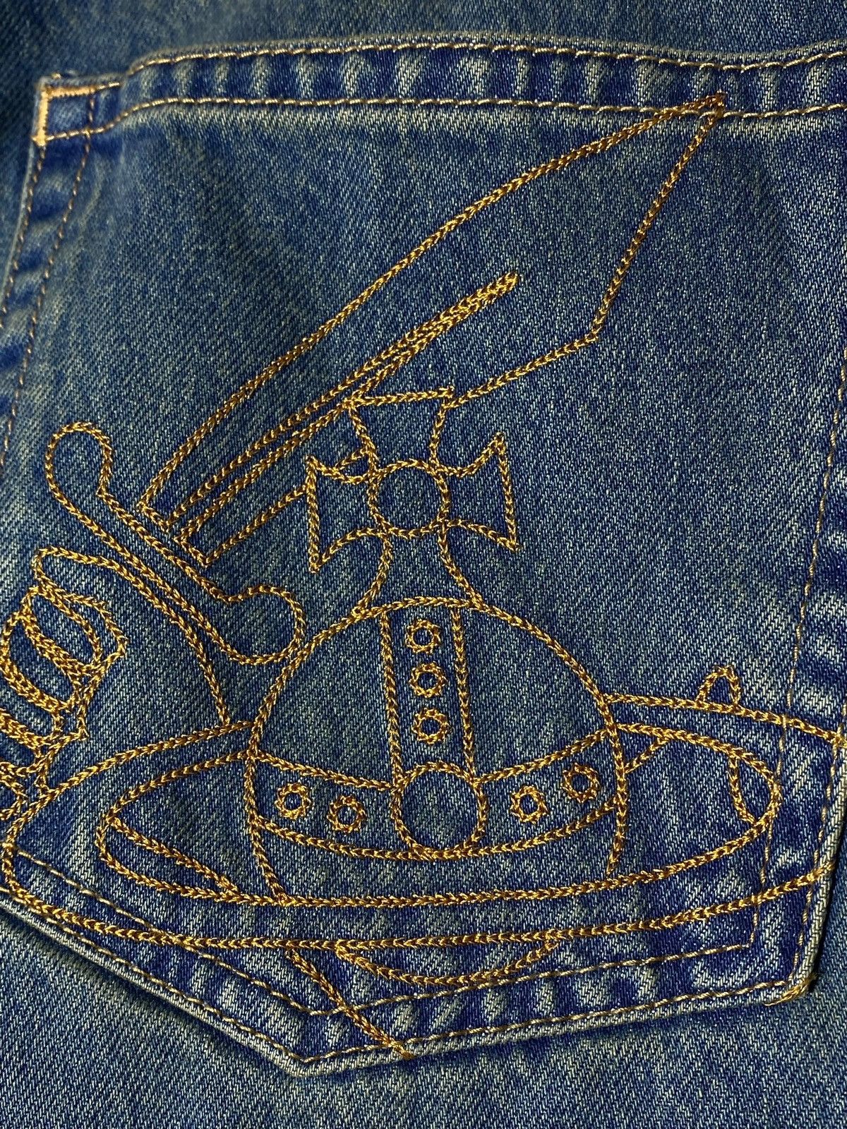 Vivienne Westwood Rare Vivienne Westwood Big Pocket Logo Jeans Size US 36 / EU 52 - 14 Thumbnail