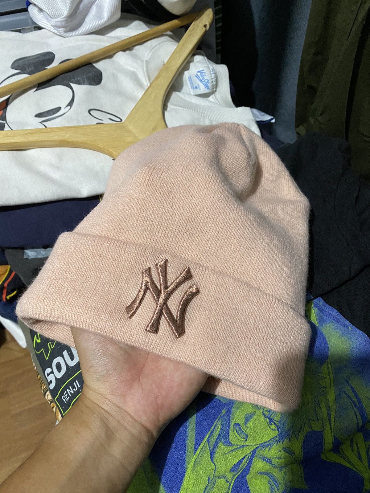 New Era New Era Genuine League Pembe Loslod Kadın Bere Size ONE SIZE - 1 Thumbnail