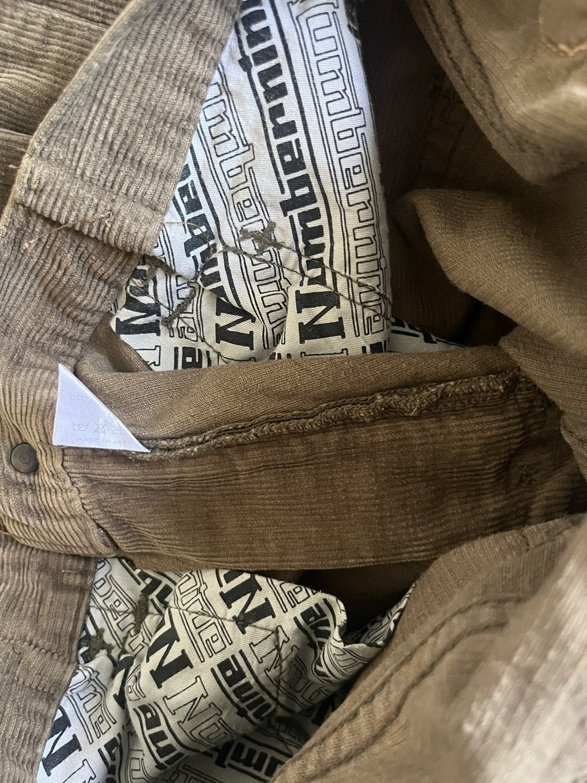 Number (N)ine Number (N)ine 'Pain' Corduroy Pants Size US 30 / EU 46 - 7 Thumbnail