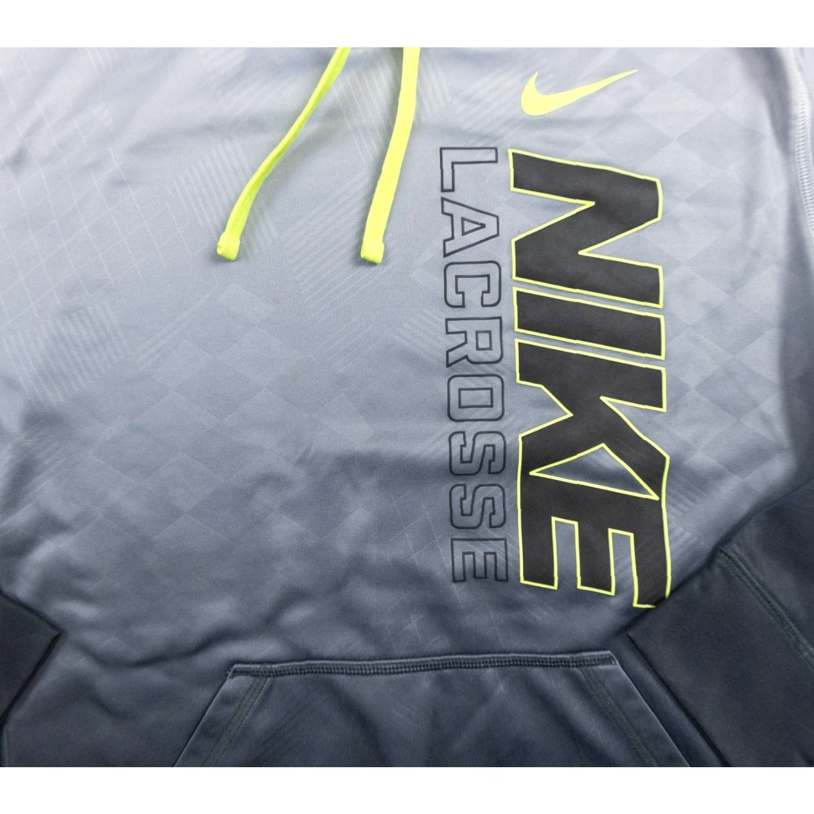 Nike Nike Lacrosse Hoodie Mens Medium Gray Pullover Sweatshirt Swoosh Size US M / EU 48-50 / 2 - 2 Thumbnail