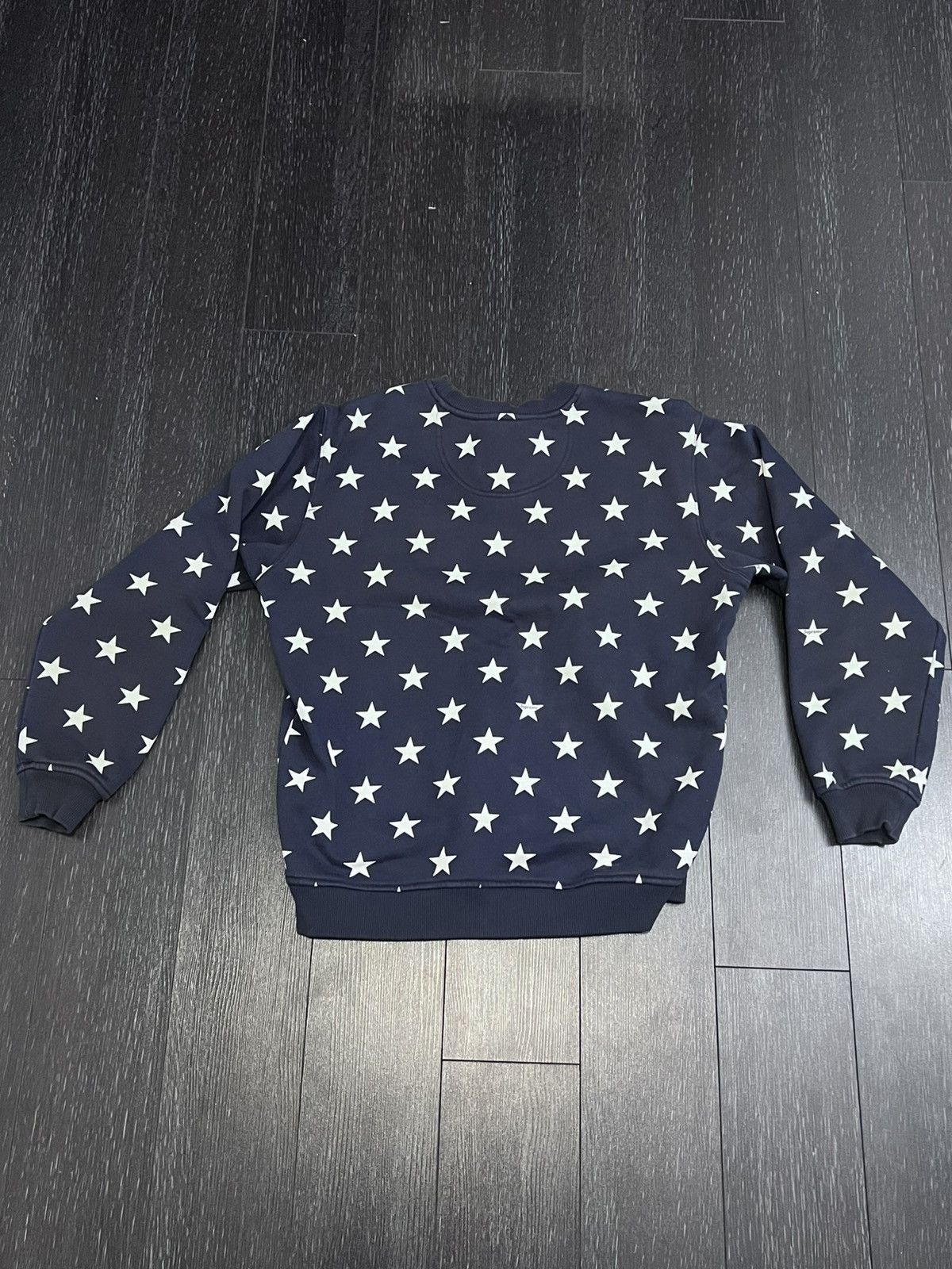 Champion × Supreme Supreme Champion Crewneck Sweatshirt Medium Navy Blue Stars Size US M / EU 48-50 / 2 - 6 Thumbnail