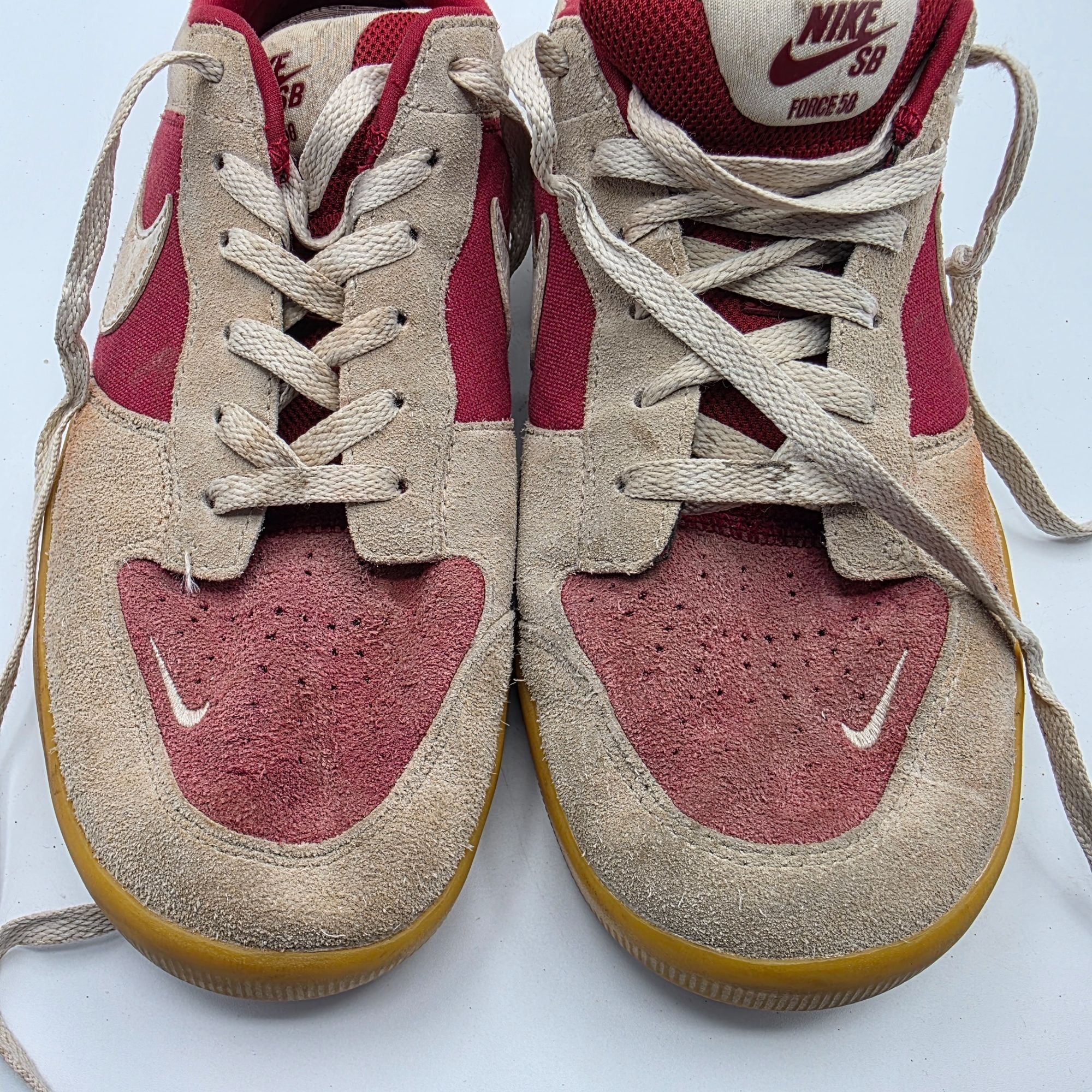 Nike Nike SB Force 58 Mens Size 10.5 Team Red Summit White Sneake Size US 10.5 / EU 43-44 - 10 Thumbnail