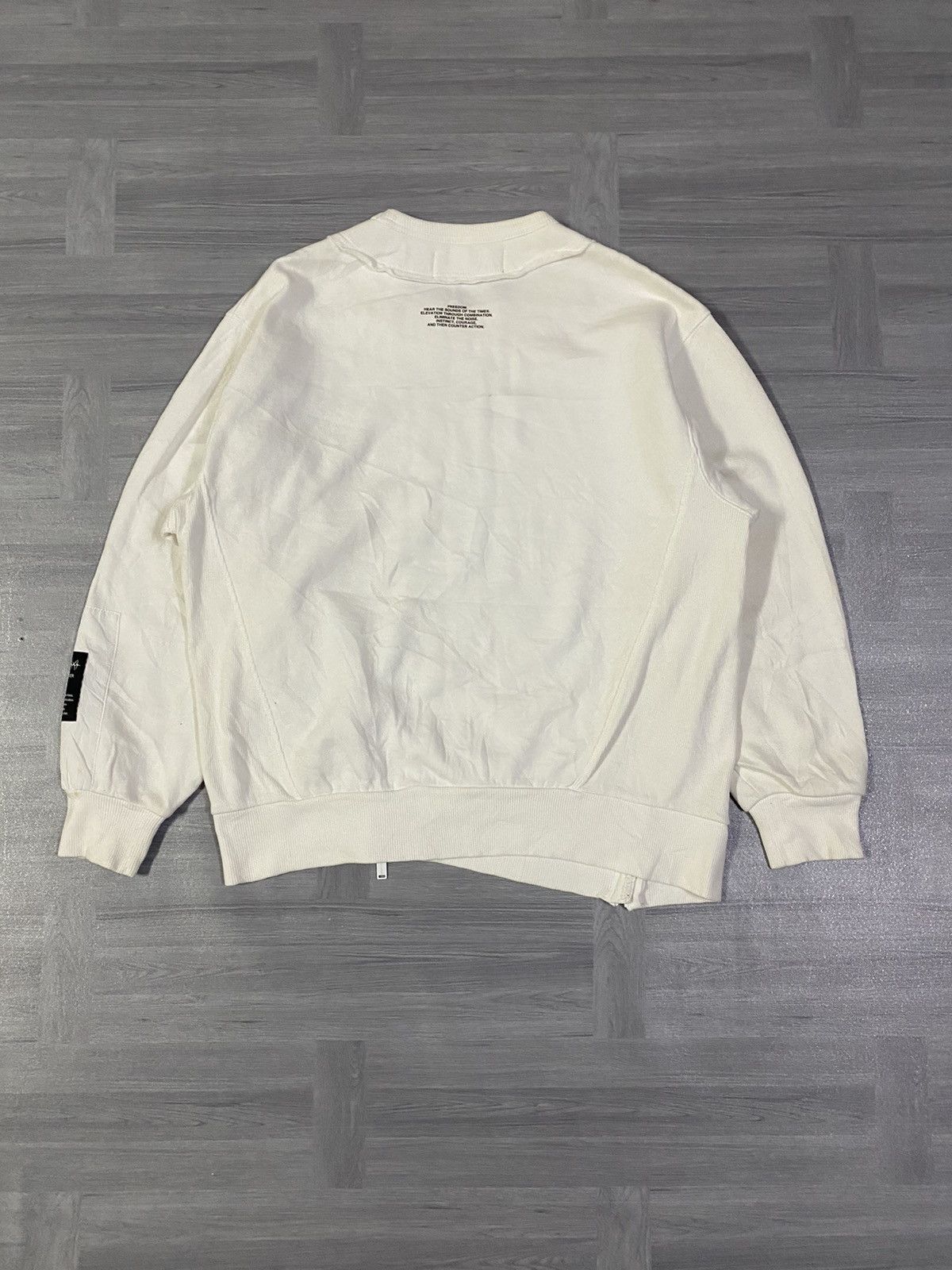GU × Undercover Undercover X GU Sweatshirt Plain White Crewneck Size US M / EU 48-50 / 2 - 16 Thumbnail