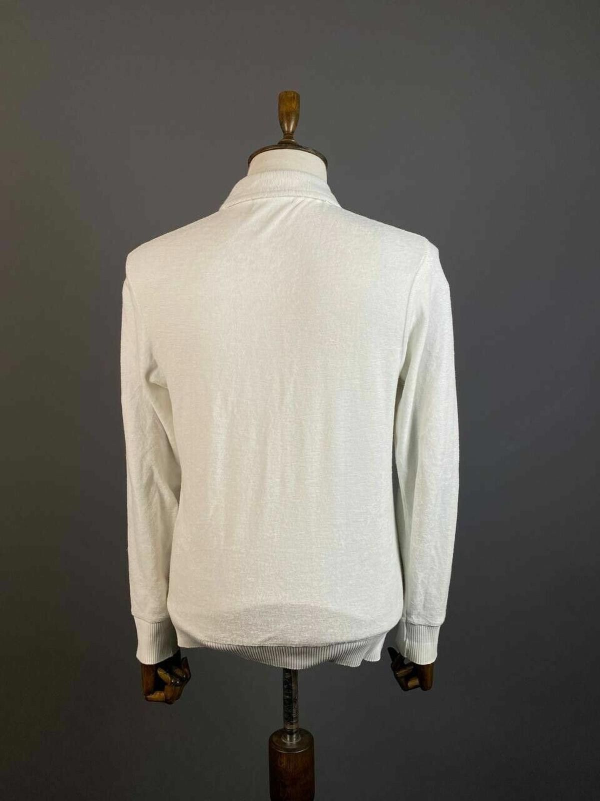 Fred Perry Men Fred Perry Reissues White Full Zip Sweater Size S Size US S / EU 44-46 / 1 - 9 Thumbnail