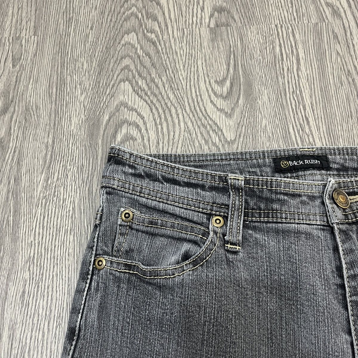 Japanese Brand Back Rush - Flared Denim Stretch ifsix Lgb Style Size US 26 / EU 42 - 5 Thumbnail
