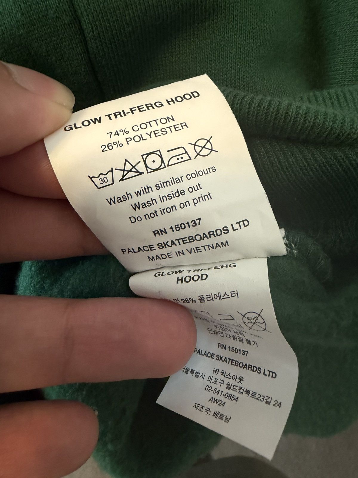 Palace Palace glow triferg hoodie Size US XXL / EU 58 / 5 - 5 Thumbnail