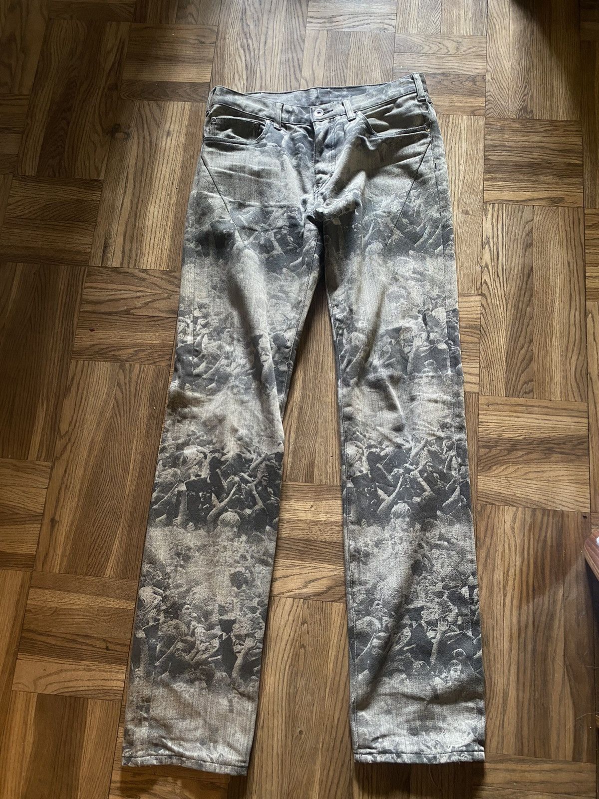 image of Number N Ine Number (N)Ine Charles Peterson ”Touch Me I’M Sick” Aw09 in Black, Men's (Size 29)
