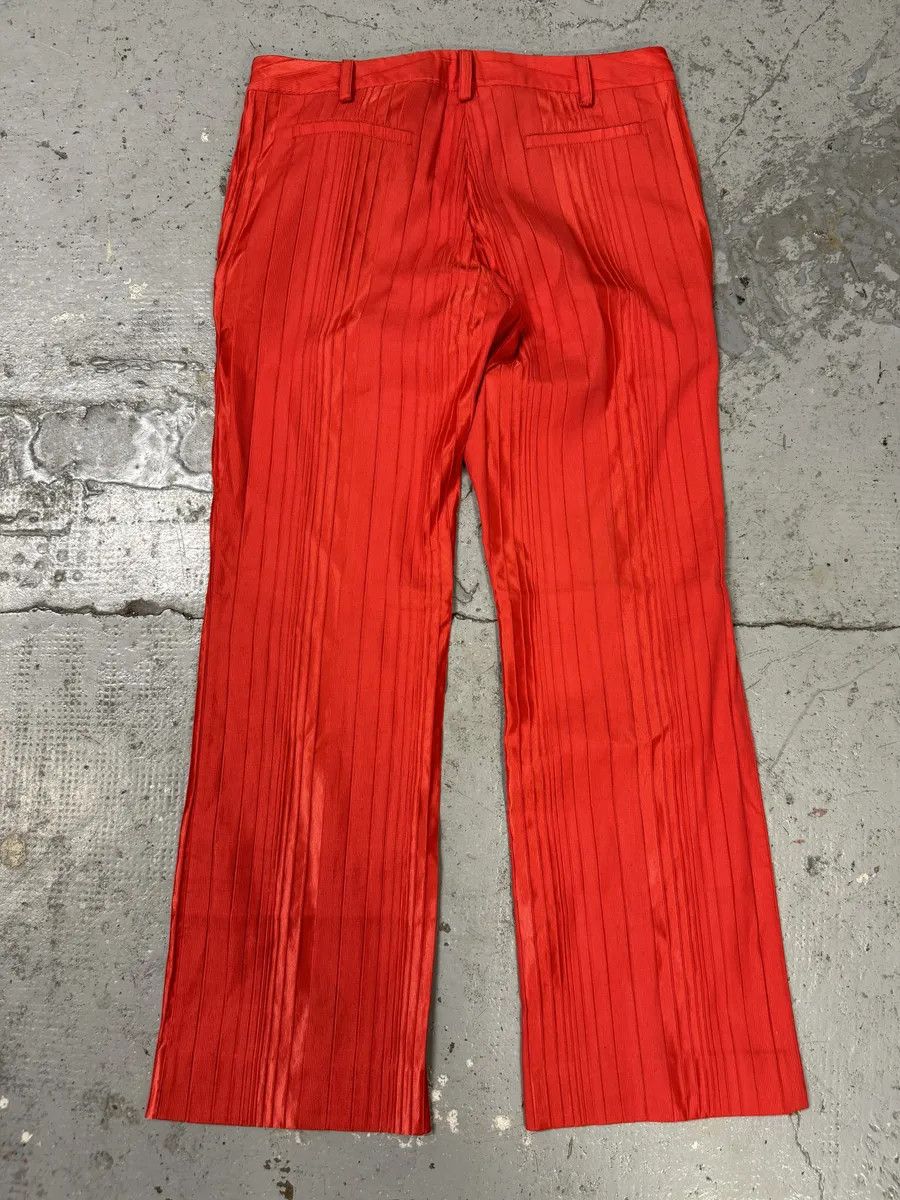 Just Cavalli SS2007 Cavalli Red Pleats Pants Size 27" / US 4 / IT 40 - 6 Thumbnail