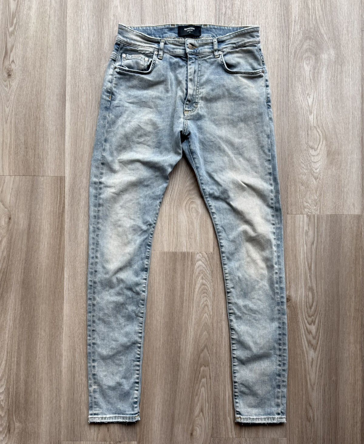 Represent Clo. Represent Essential Denim Distressed Jeans Slim Fit Size US 32 / EU 48 - 1 Thumbnail