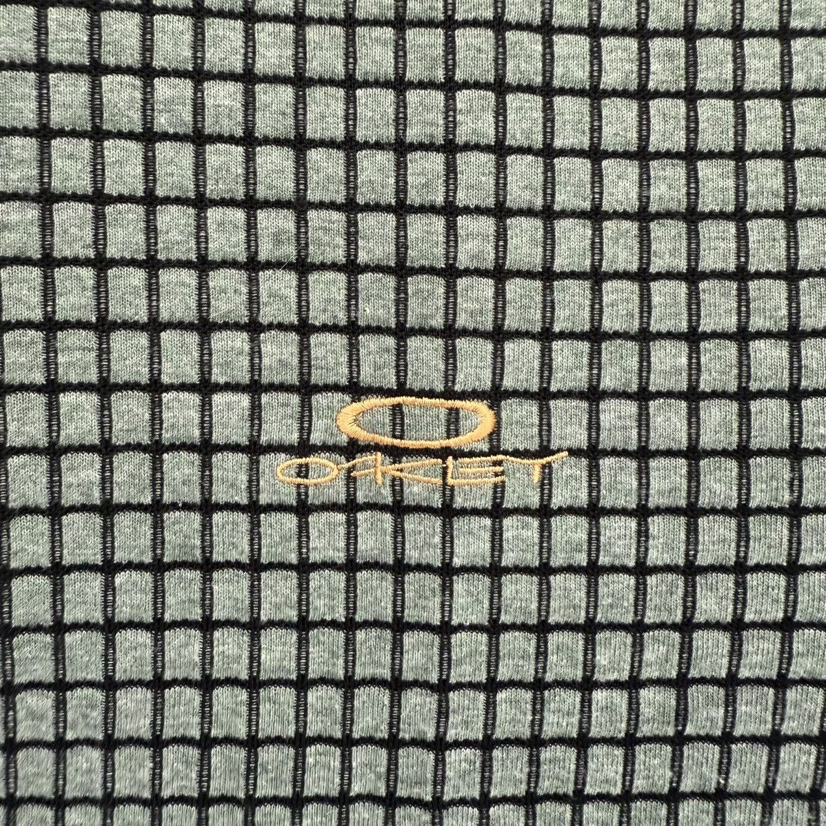 Vintage Vintage 90s Oakley Software Checkered Polo Shirt Size US XL / EU 56 / 4 - 4 Thumbnail