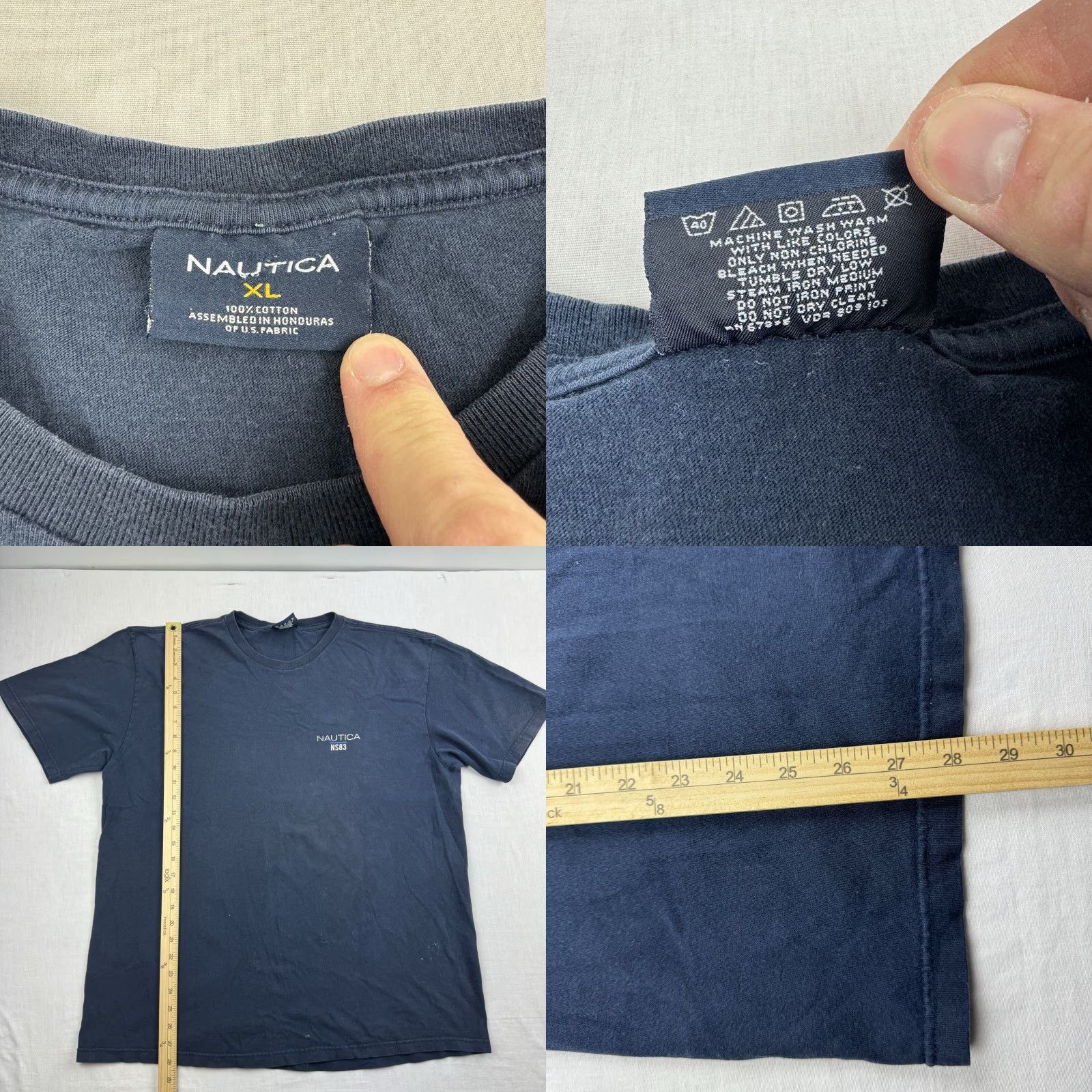 Nautica Nautica Shirt Adult XL Blue Sailing Ocean Beach Big Graphic Tee Y2K American Size US XL / EU 56 / 4 - 8 Thumbnail