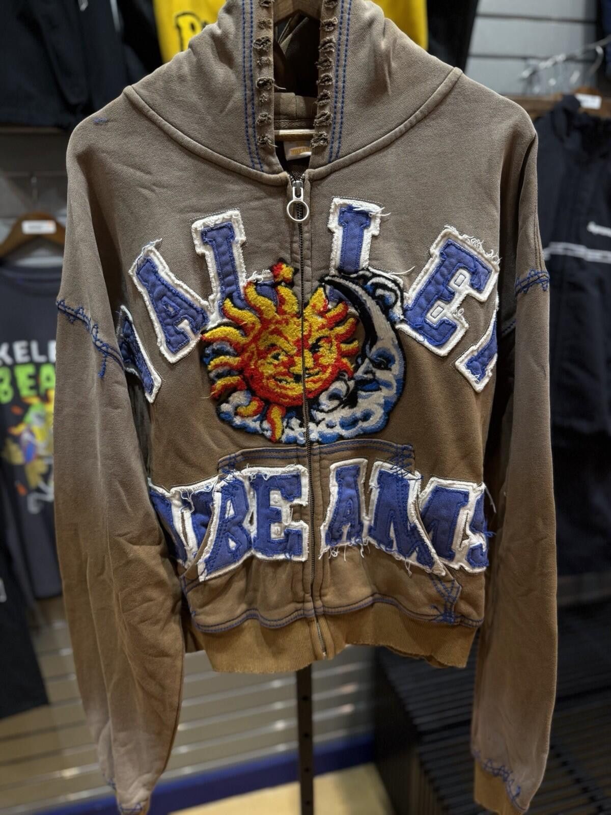 Vale Large - Vale Zip Up Brown Sun Hoodie Authentic Valley Size US L / EU 52-54 / 3 - 4 Thumbnail