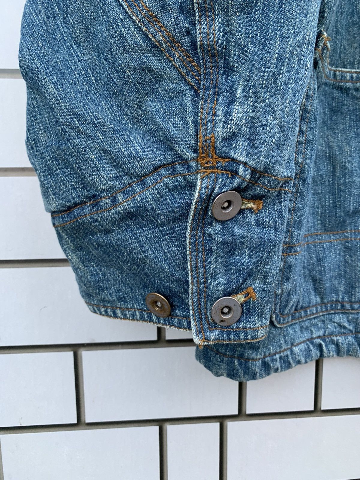 Indigo × Japanese Brand × Vintage Vintage Japanese Brand Nepuca Workwear Denim Jacket Size US L / EU 52-54 / 3 - 13 Thumbnail