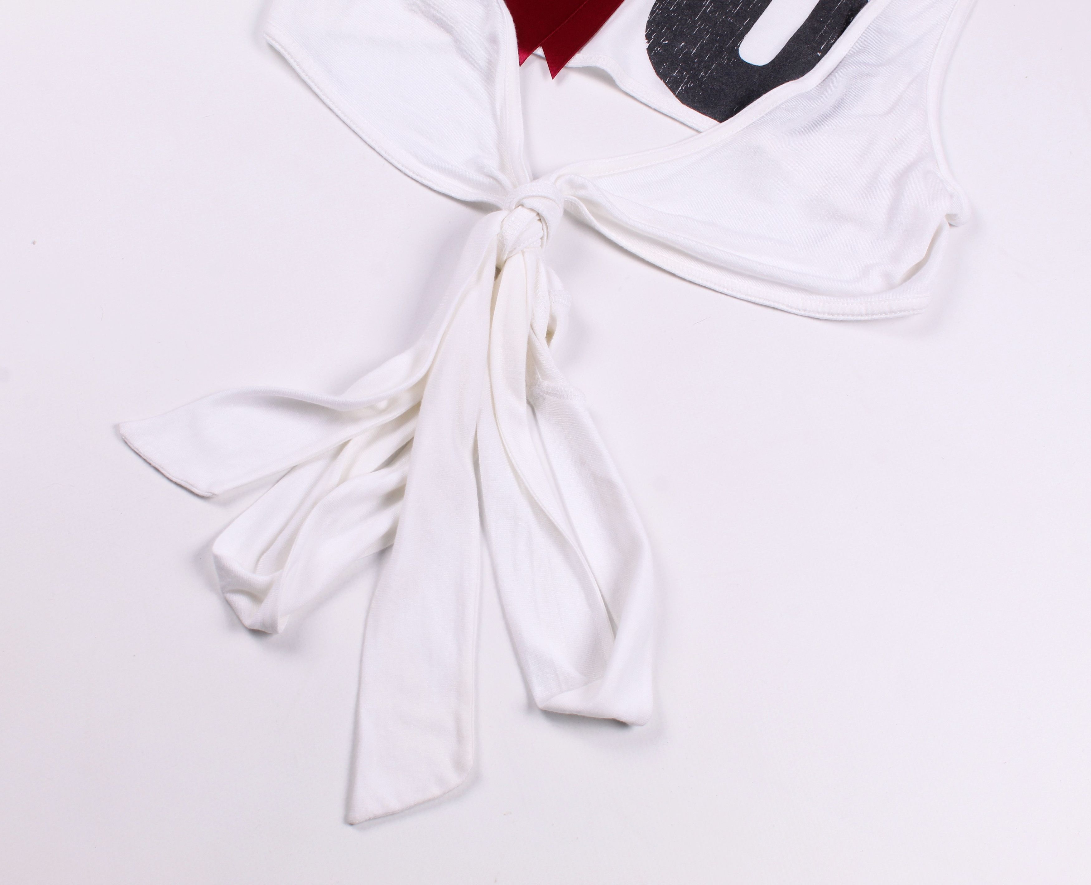 Vintage Nolita North Little Italy Y2K Cropped Top with Ties Size M / US 6-8 / IT 42-44 - 5 Thumbnail