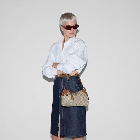 Gucci o1la5ras0526 Size: OS / GG Emblem Small Shoulder Bag Size ONE SIZE - 6 Thumbnail