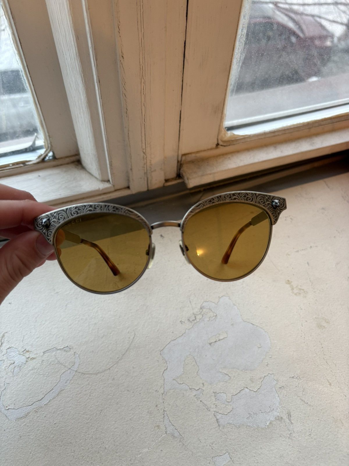 Gucci Gucci Shades Size ONE SIZE - 2 Thumbnail