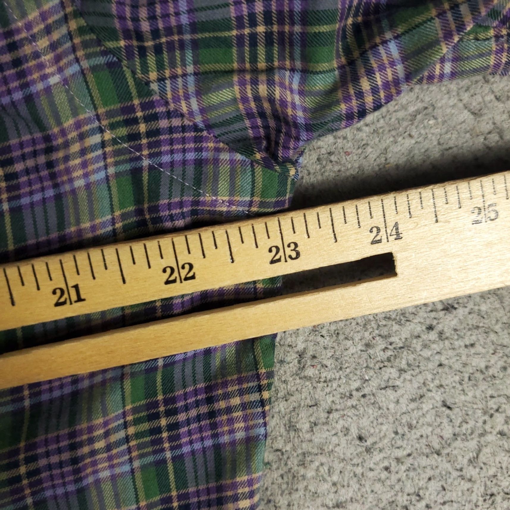Ralph Lauren Ralph Lauren Shirt Mens Purple Plaid Button-Up Long Sleeve Counterpart: Polo Logo, Cotton, Classic, Preppy, Multi-Season Wear Size US M / EU 48-50 / 2 - 6 Thumbnail
