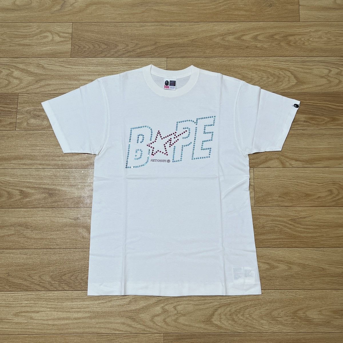 Bape 💥 OG Bape Store Aoyama Exclusive Swarovski Sta Tee 💥 Size US M / EU 48-50 / 2 - 2 Thumbnail