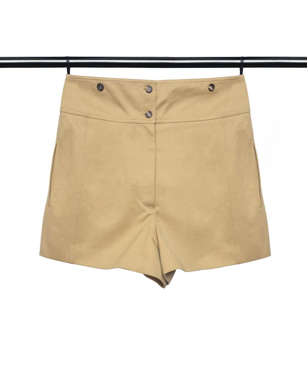 Kenzo KENZO / WAISTBAND COTTON SHORTS Size 28" / US 6 / IT 42 - 1 Thumbnail