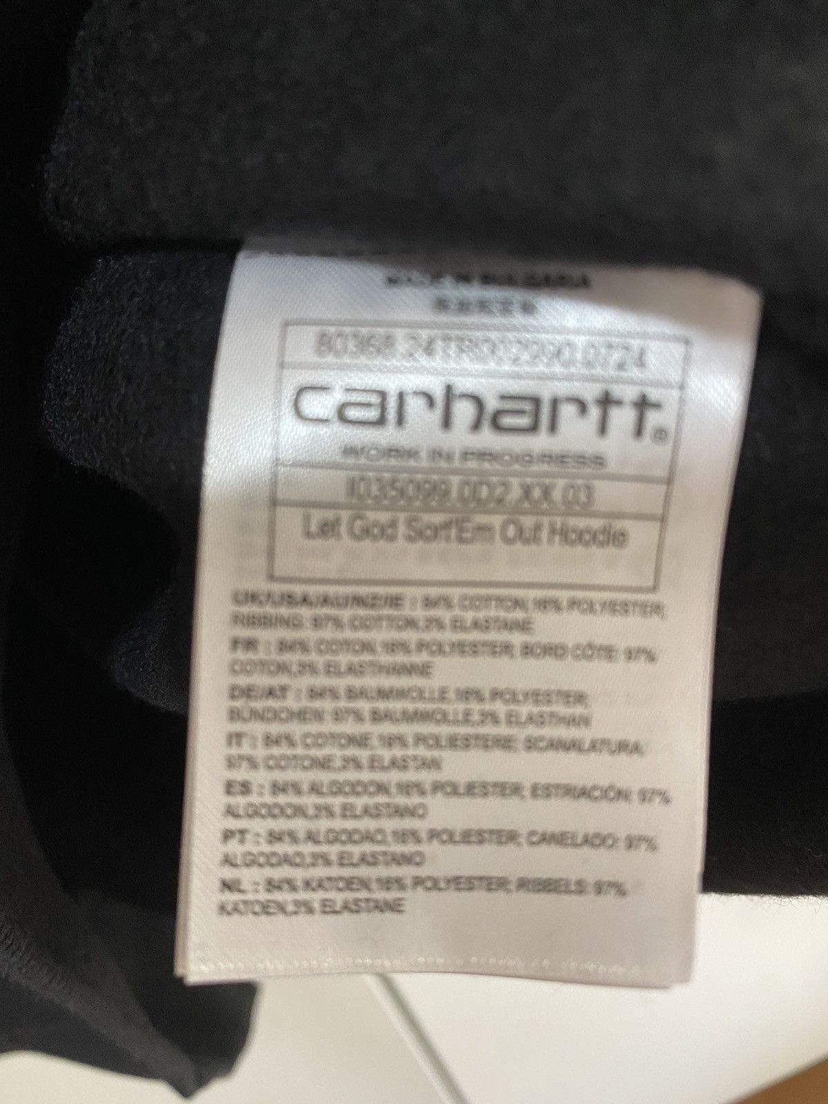 Carhartt Wip Carhartt WIP x Clipse Let God Sort'em Out sweatshirt XL new Size US XL / EU 56 / 4 - 12 Thumbnail