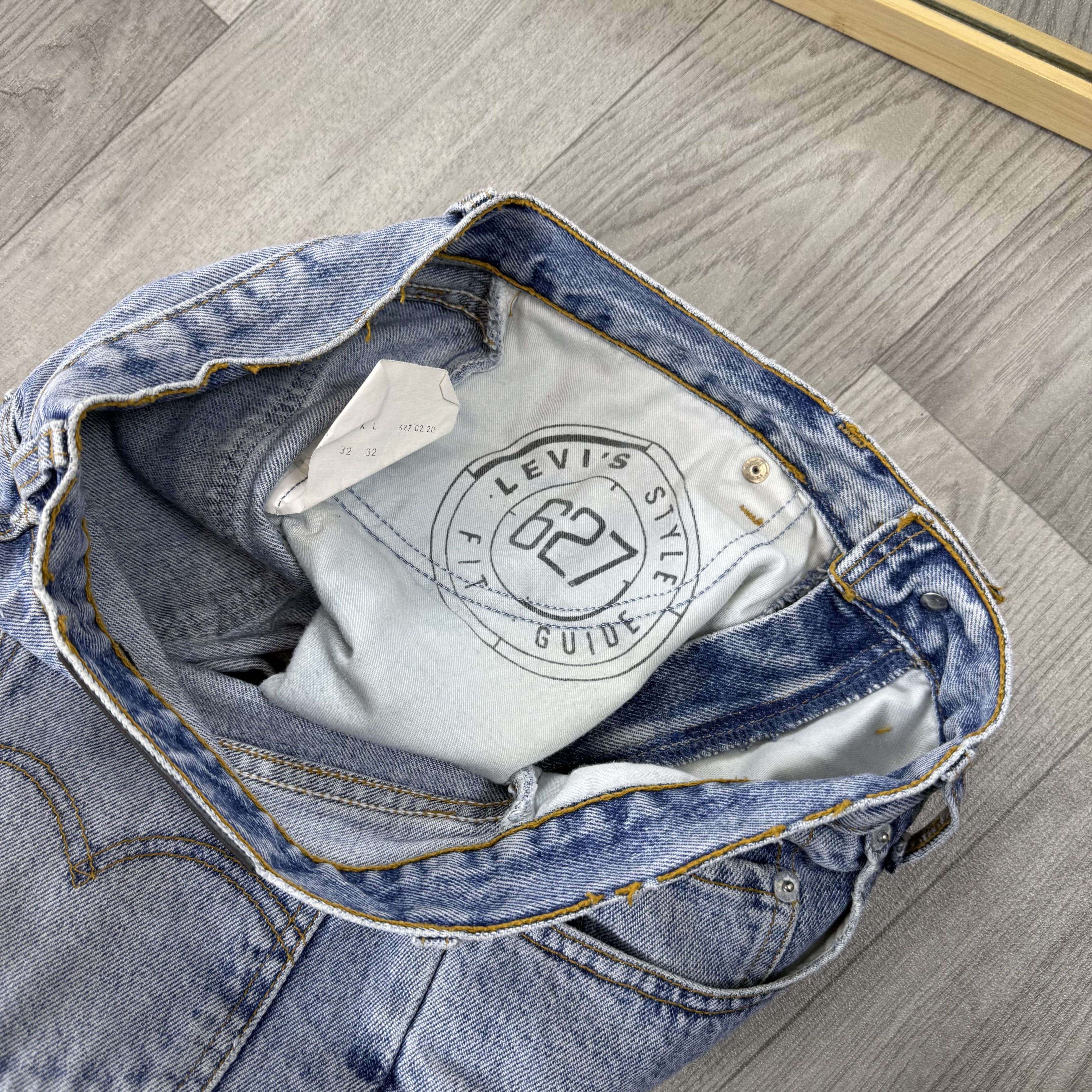 Levi's Vintage Levi's 627 Orange Tab Stonewashed Blue Denim Jeans Size US 32 / EU 48 - 12 Thumbnail