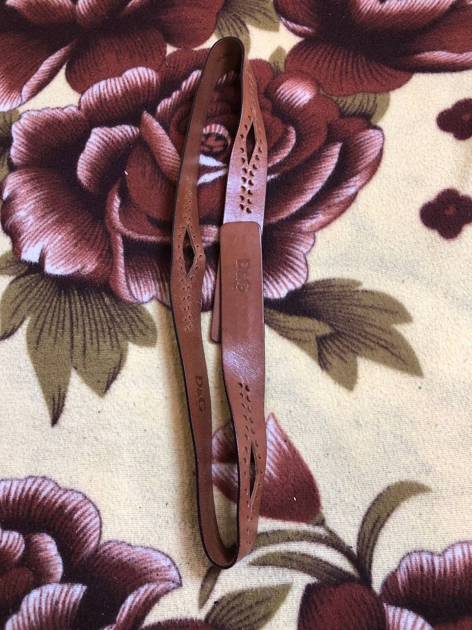 Dolce & Gabbana Luxury Leather belt Dolce & Gabbana Brown Size ONE SIZE - 1 Thumbnail