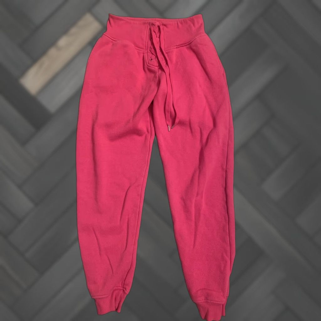 Victoria's Secret VINTAGE? (No) Victoria's Secret Jogger Pants Women S Pink Jogger Activewear Womens Small Pink Victoria's Secret Joggers JS? Size 28" / US 6 / IT 42 - 1 Thumbnail