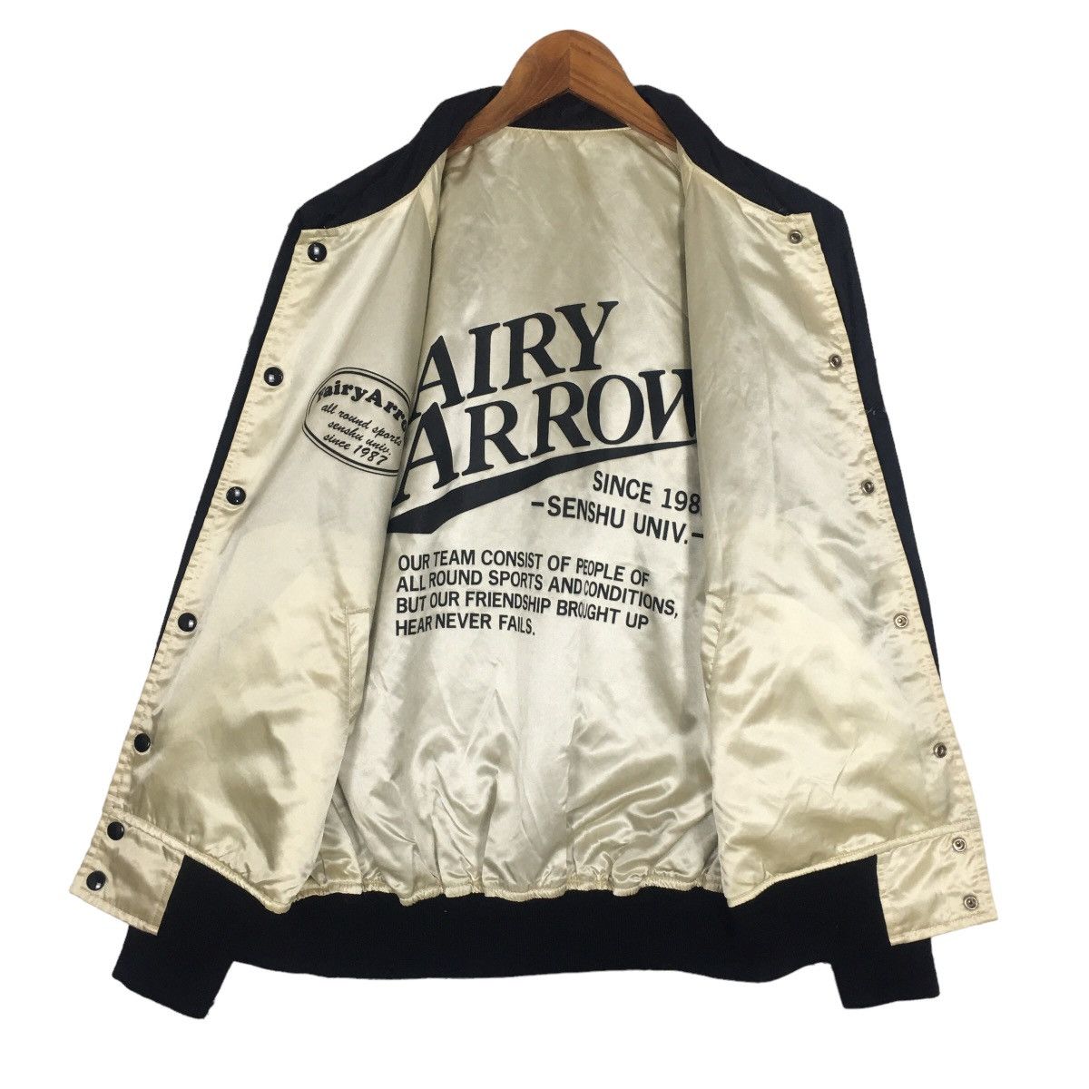 Japanese Brand Senshu University Fairy Arrow Reversible SnapButton Jacket Size US M / EU 48-50 / 2 - 10 Thumbnail