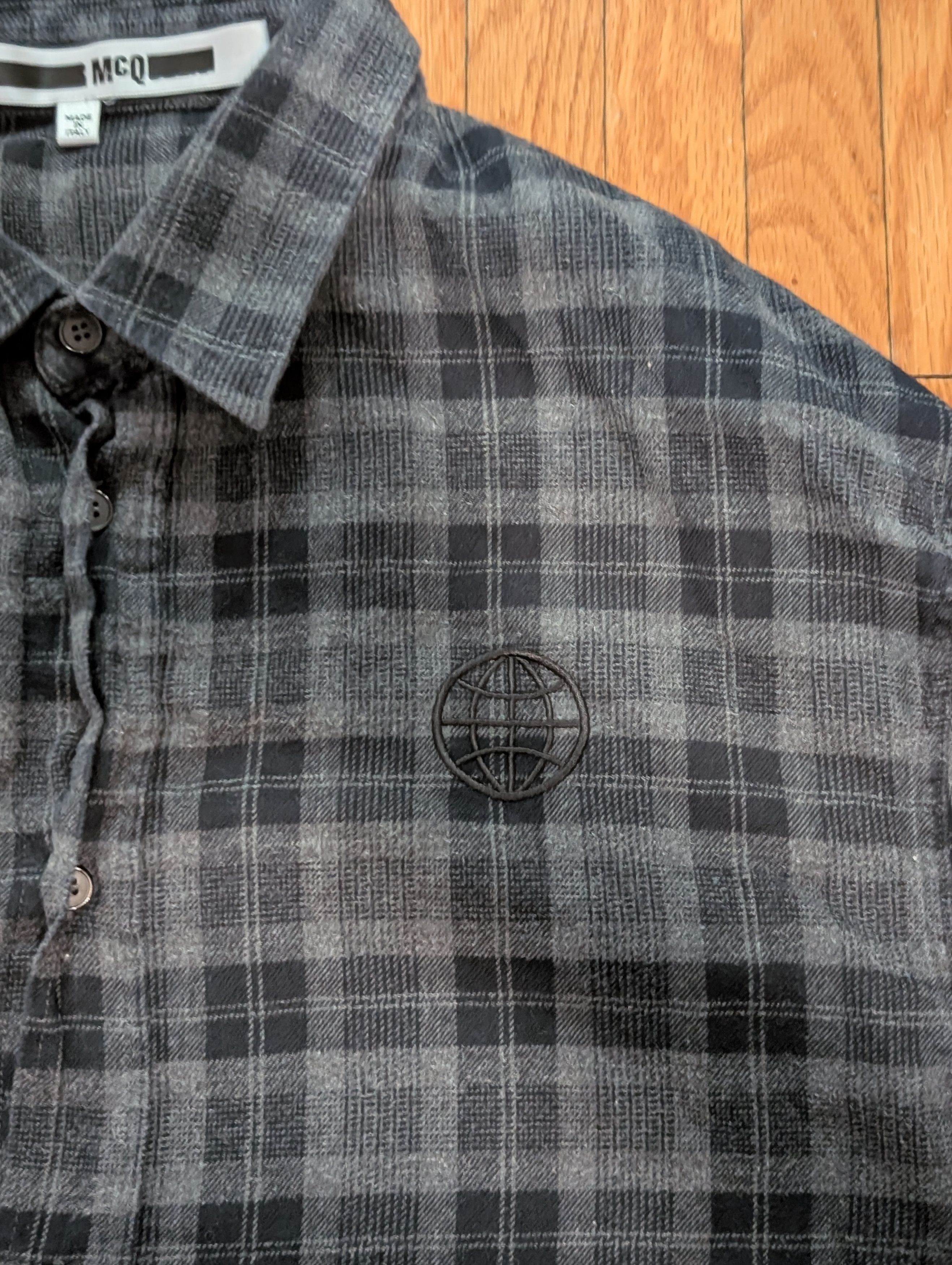 MCQ McQ X Alexander McQueen Graphic Flannel Size US L / EU 52-54 / 3 - 4 Thumbnail