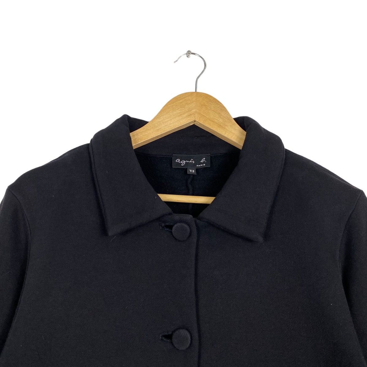 Japanese Brand × agnes b. Agnes B wool trenchcoat women Size M / US 6-8 / IT 42-44 - 4 Thumbnail