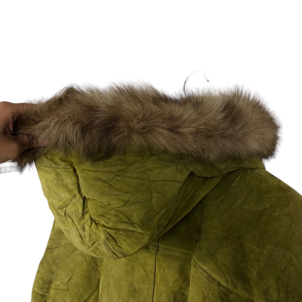 Japanese Brand 🔥VINTAGE BOMBER JACKET UNKNOWN JAPAN MADE MINK FUR HOODIE Size US M / EU 48-50 / 2 - 8 Thumbnail