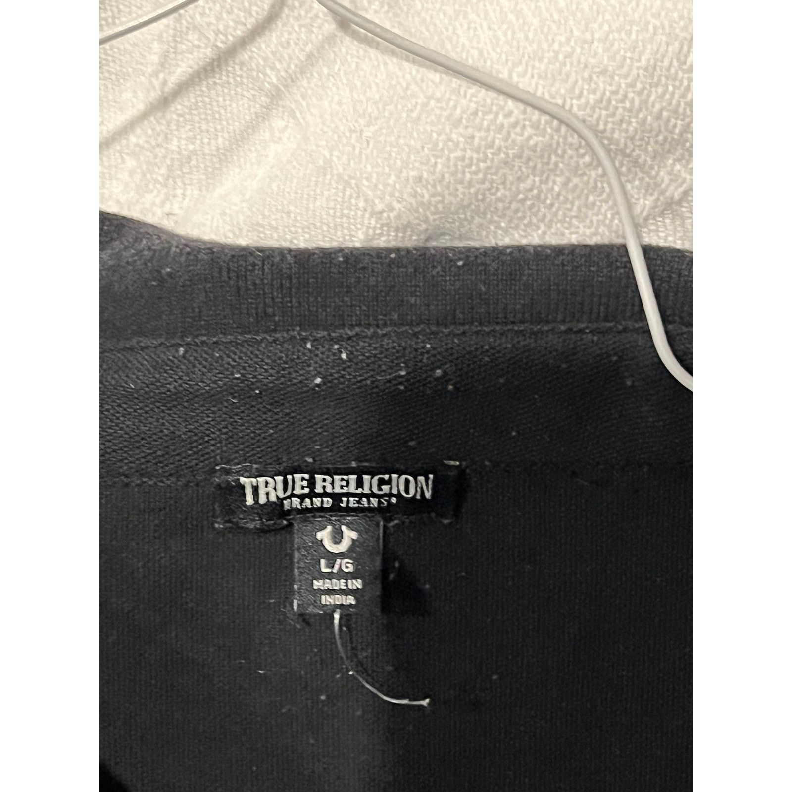 True Religion True Religion Polo Golf Shirt Black Mens Large Size US L / EU 52-54 / 3 - 3 Thumbnail