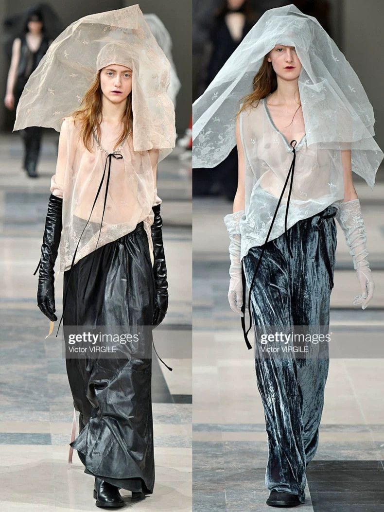 Ann Demeulemeester Ann Demeulemeester Women's lace vest inside Size M / US 6-8 / IT 42-44 - 9 Thumbnail