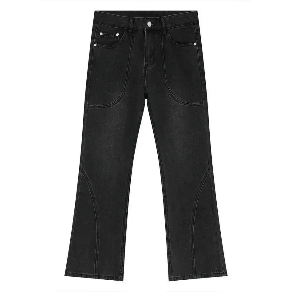 Japanese Brand Retro straight tube micro flared jeans Size US 32 / EU 48 - 4 Thumbnail